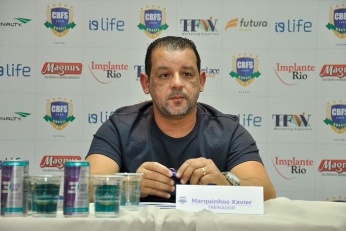 Маркиньос был представлен в новой должности на пресс-конференции