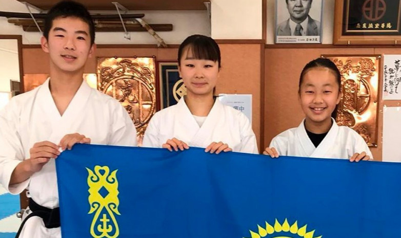 Японские каратисты отправили видеообращение команде Казахстана