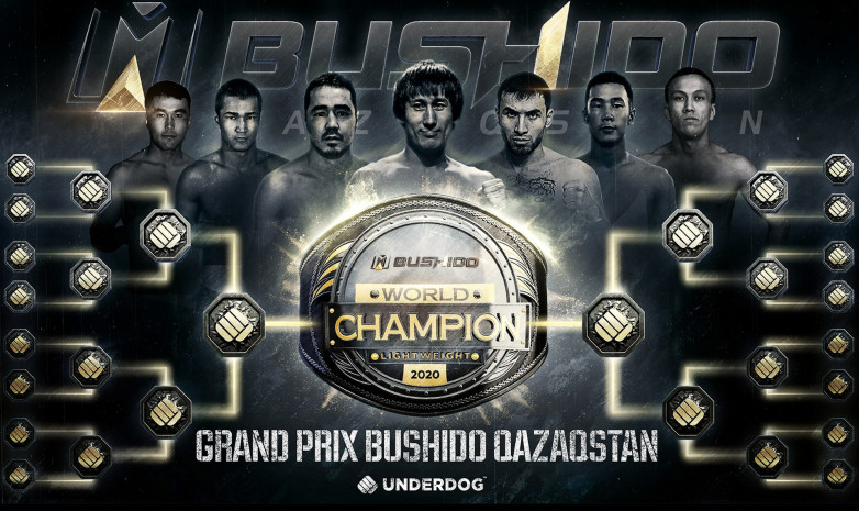 Султан Жолдошбек вышел в 1/4 финала Гран-при Bushido Qazaqstan в легчайшем весе