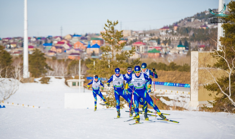 В Щучинске завершился первый тур чемпионата Казахстана по лыжным гонкам