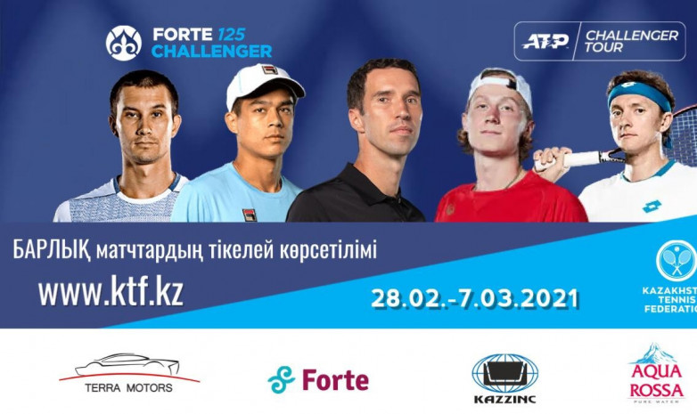 В Нур-Султане пройдет международный турнир серии ATP Challenger с призовым фондом 125 тысяч долларов