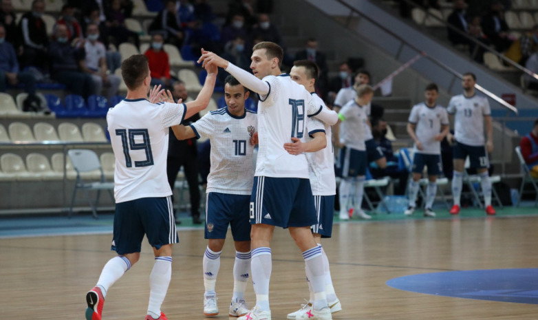 Сборная России по футзалу обыграла команду Грузии в заключительном матче отбора ЧЕ-2022