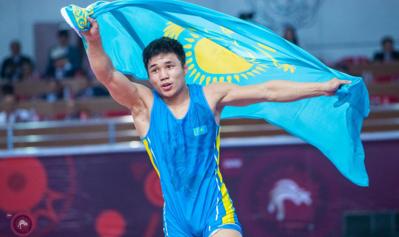 Нуркожа Кайпанов стал золотым медалистом чемпионата Азии по борьбе
