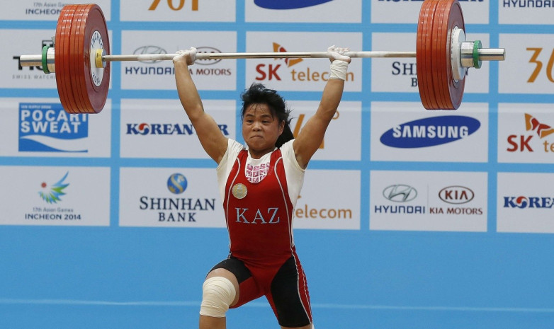 Зульфия Чиншанло стала пятой на чемпионате Азии по тяжелой атлетике