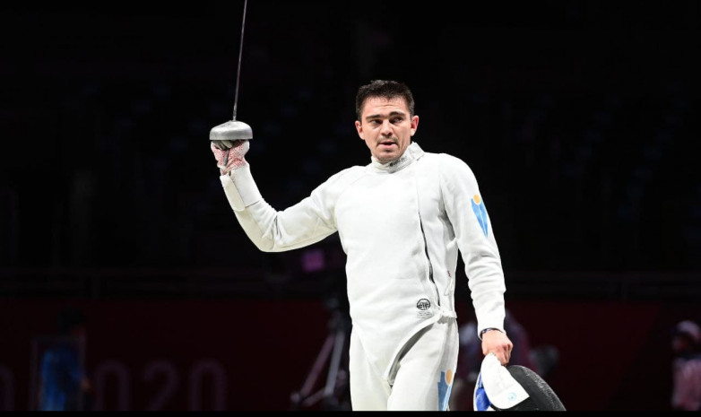 Казахстанец Руслан Курбанов вышел в 1/8 финала ОИ-2020 в мужской индивидуальной шпаге