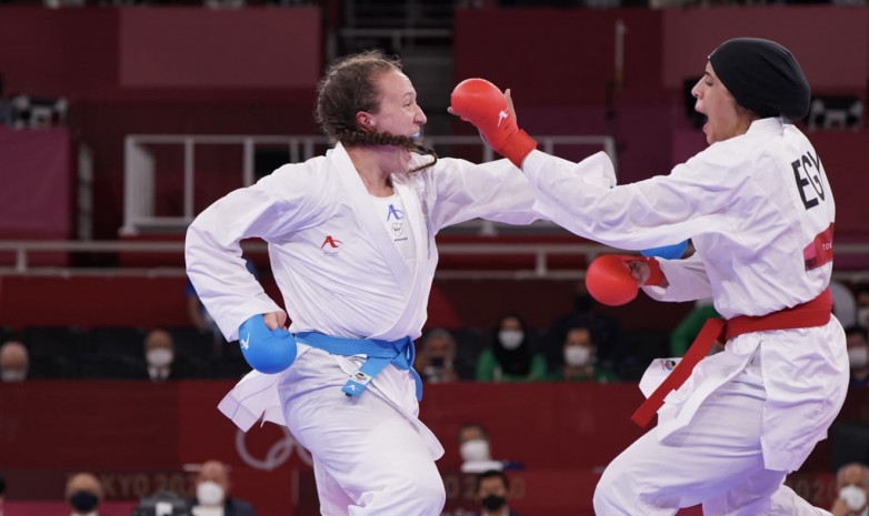 Победившая казахстанскую каратистку Фериал Абдельазиз стала олимпийской чемпионкой 