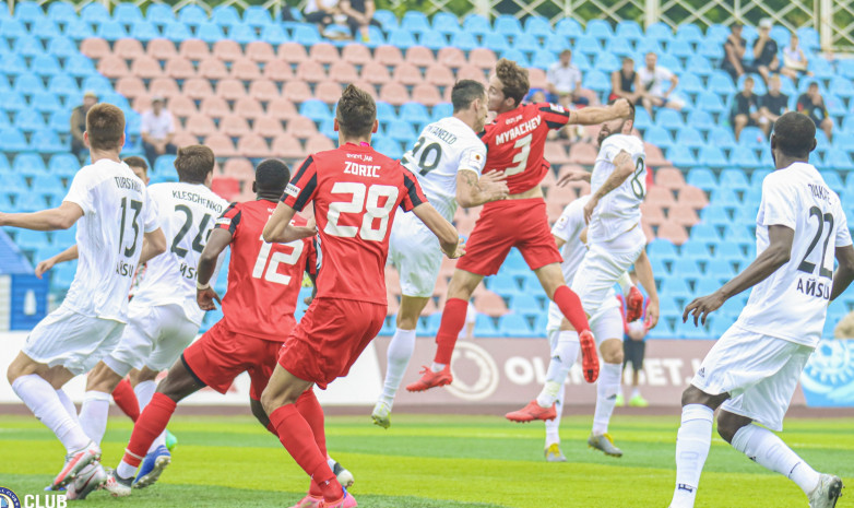 «Кызыл-Жар» минимально одолел «Ордабасы», который весь матч играл в меньшинстве