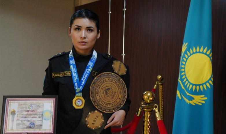 Девушка-полицейский из Костаная выиграла открытый чемпионат Азии по единоборствам