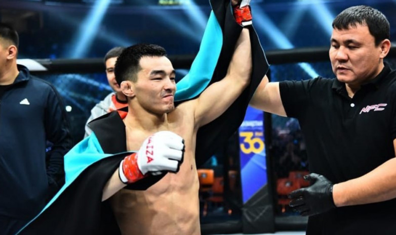Болат Заманбеков усыпил узбекского бойца на турнире NFC 36