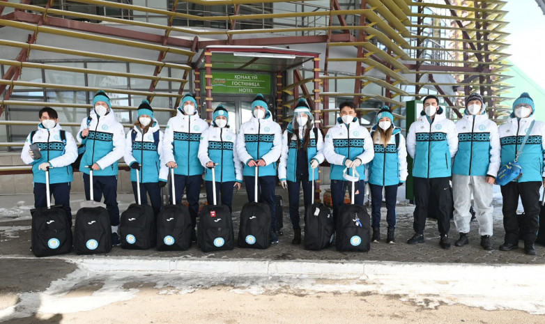 Фото. Казахстанские спортсмены отправляются на Олимпийские игры в Пекине 