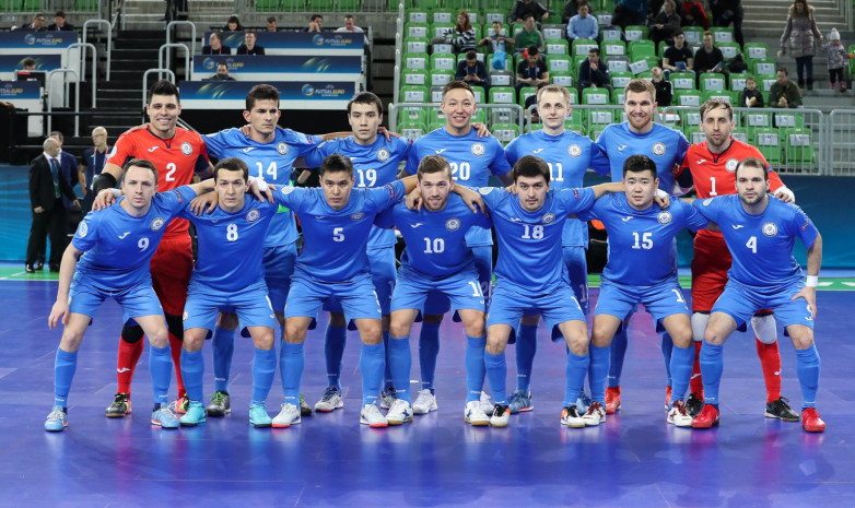 Сборная Казахстана назвала состав на первый матч Евро-2022 по футзалу 