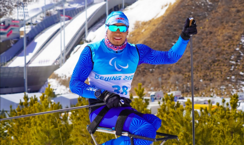 Ербол Хамитов на Паралимпийских играх-2022 стал 9-м в лыжной гонке сидя на 10 км