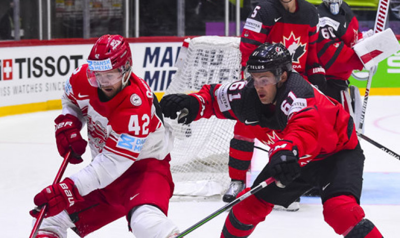 Сборная Канады потерпела второе поражение подряд на ЧМ-2022, уступив Дании