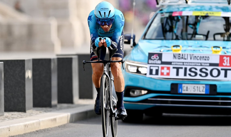 Винченцо Нибали из «Астаны» стал 12-м в разделке на втором этапе «Джиро д’Италия»
