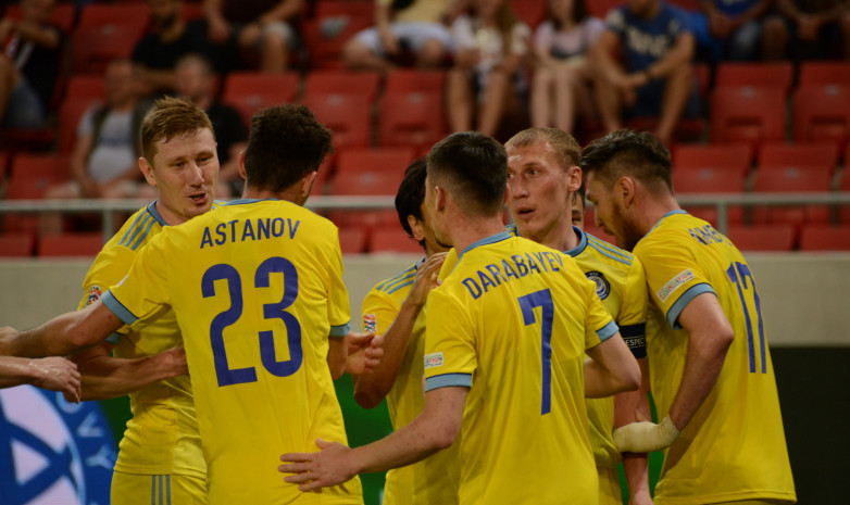 В сеть выложили видео из раздевалки сборной Казахстана после сенсационной победы над Словакией
