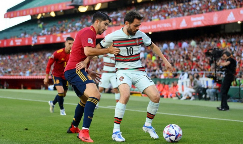 Португалия вырвала ничью у Испании в матче Лиги наций