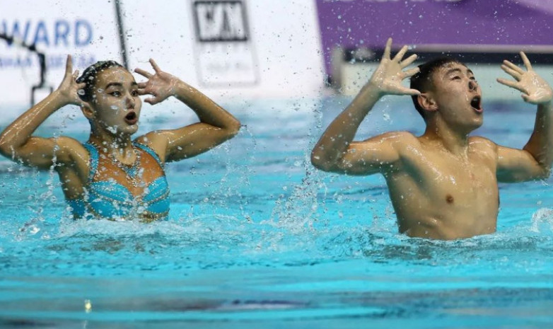 Казахстанские синхронисты прошли в финал чемпионата мира в микст-дуэте