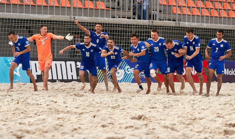 Сборная Казахстана по пляжному футболу вышла в дивизион A Евролиги