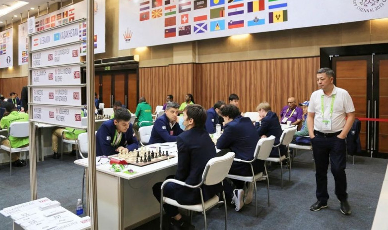 Мужская сборная Казахстана разгромила Ливан в 3-м туре шахматной Олимпиады