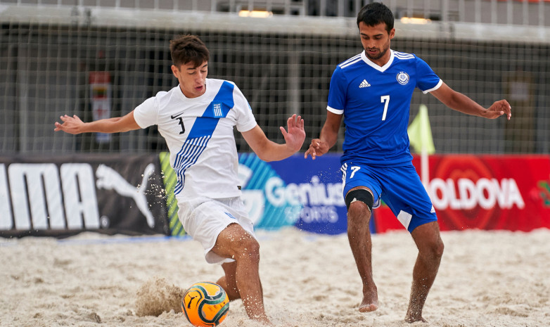 Видеообзор матча Казахстан – Греция в Евролиге по пляжному футболу