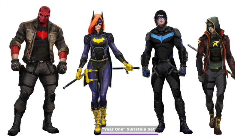 Warner Bros показала альтернативные костюмы из Gotham Knights