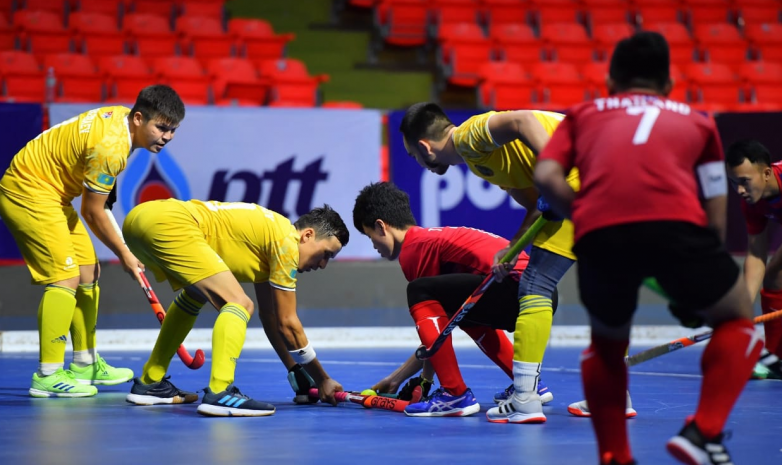 Мужская сборная Казахстана по хоккею на траве одержала победу над Таиландом в матче Кубка Азии