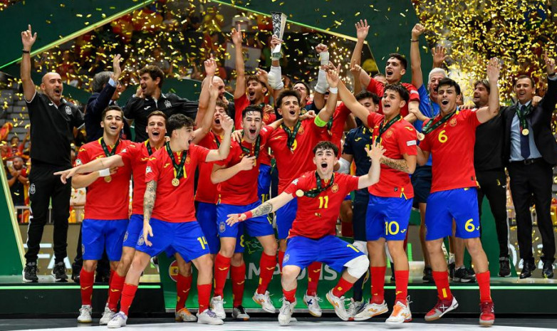 Сборная Испании – чемпион Европы по футзалу среди юниоров (U-19)