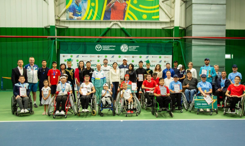 Определились победители первого чемпионата Казахстана по паралимпийскому теннису 