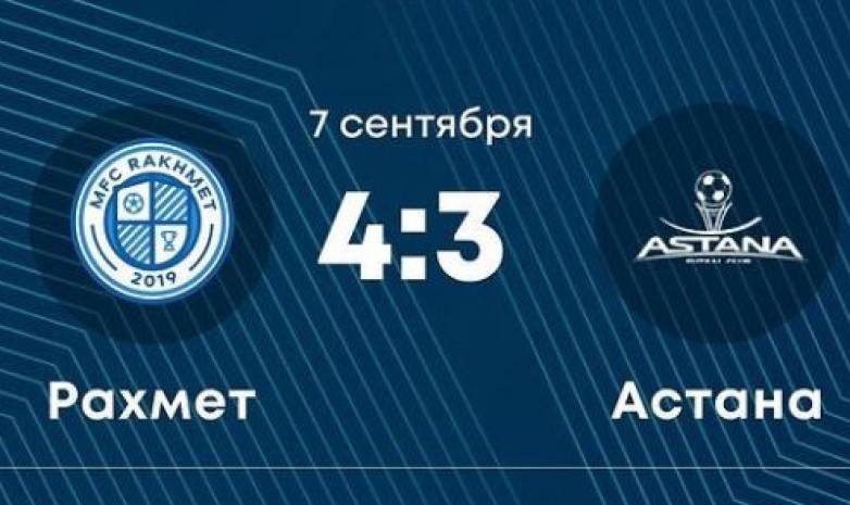 «Рахмет» - «Астана» матчына бейнешолу