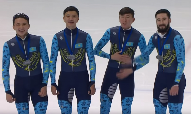 Сборная Казахстана – серебряный призер этапа Кубка мира по шорт-треку