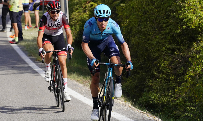 «День получился очень быстрым и трудным». Мигель Анхель Лопес прокомментировал попадание в пятерку лидеров на «Джиро дель Венето»