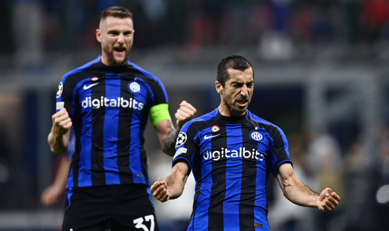 Голы Мхитаряна и Лукаку помогли «Интеру» разгромить «Викторию» и выйти в плей-офф Лиги чемпионов