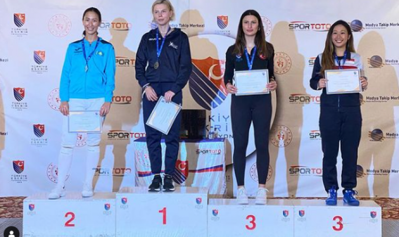 Айгерим Сарыбай завоевала серебро международного турнира в Анталии