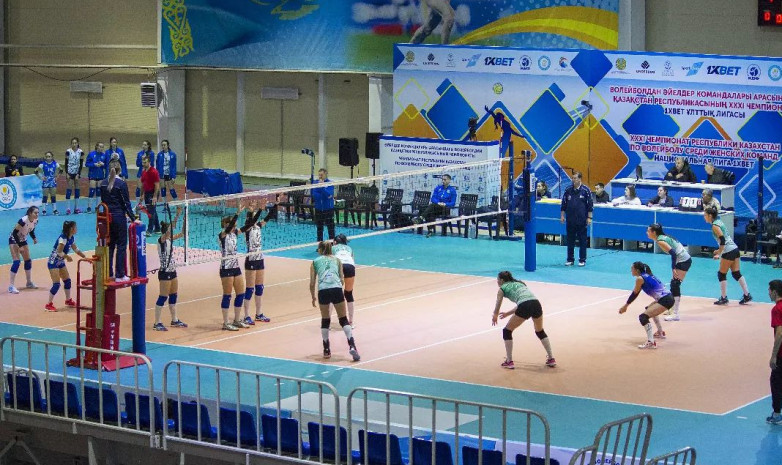 Завершился 1-й тур женского чемпионата Казахстана по волейболу
