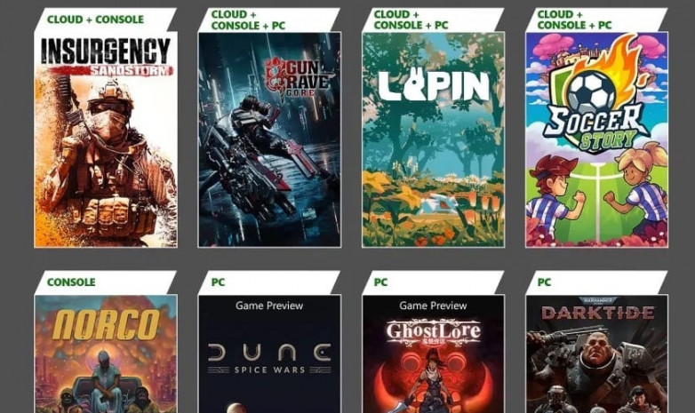 Стали известны новые игры для Xbox Game Pass