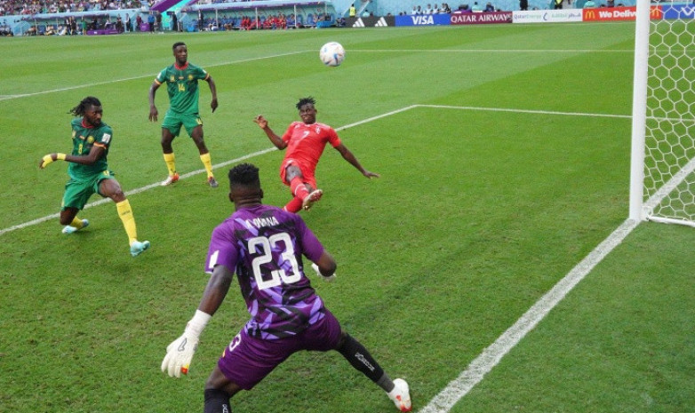 Футболдан ӘЧ: Швейцария – Камерун матчына бейнешолу