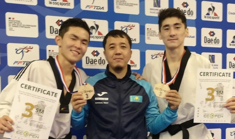 Казахстан завоевал две «бронзы» на турнире по тхэквондо в Париже