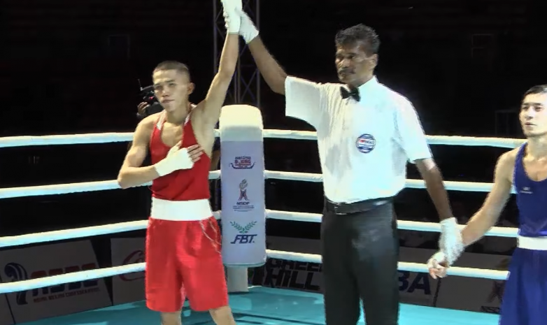 Санжар Ташкенбай вышел в 1/4 финала молодежного чемпионата Азии по боксу