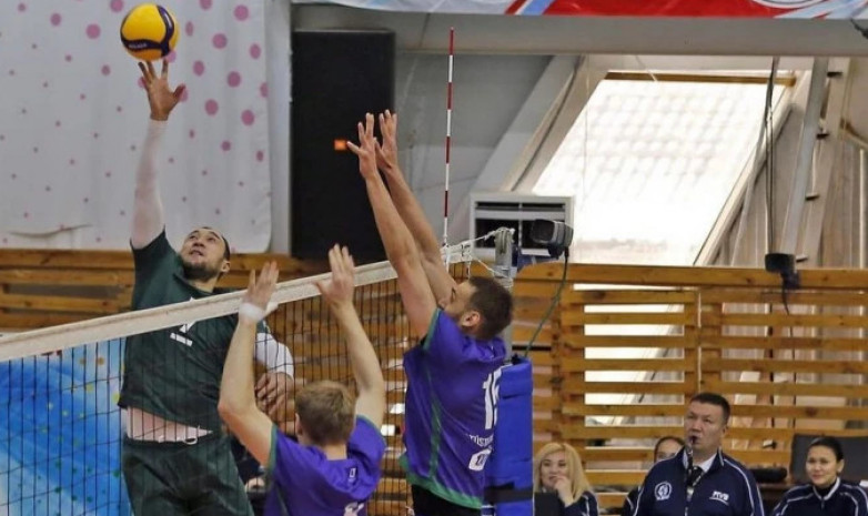 Результаты матчей седьмого дня 3-го тура мужского чемпионата Казахстана по волейболу