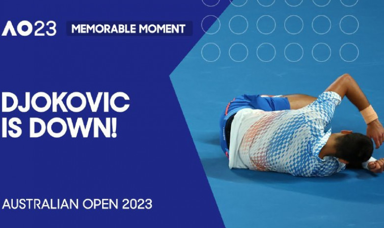 Новак Джокович упал в финале Australian Open 