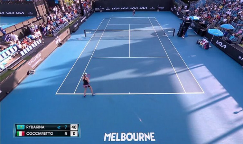  Видеообзор Рыбакина - Коччаретто на турнире Australian Open