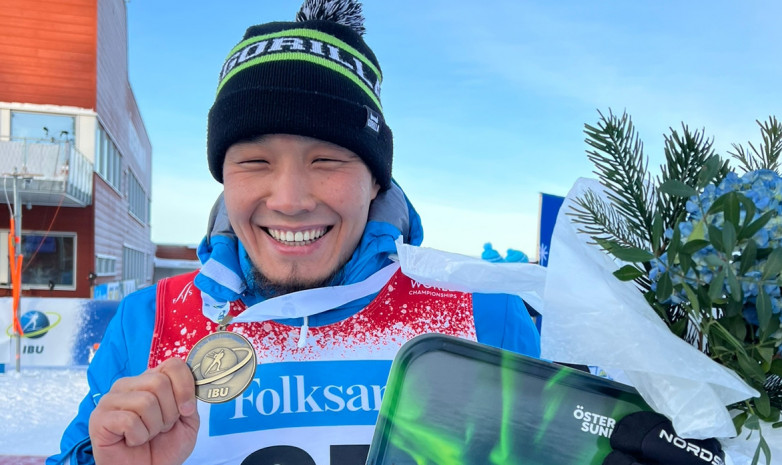 Пара лыжник Ербол Хамитов завоевал «бронзу» на чемпионате мира