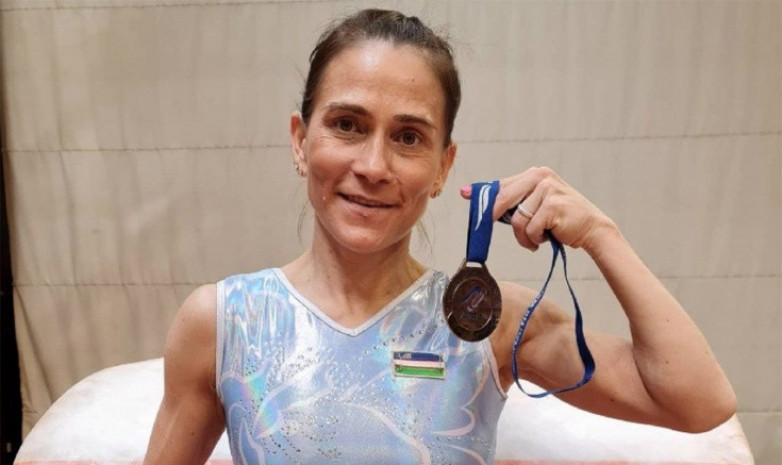 47-летняя спортсменка завоевала бронзу на 1-м этапе Кубка мира по спортивной гимнастике