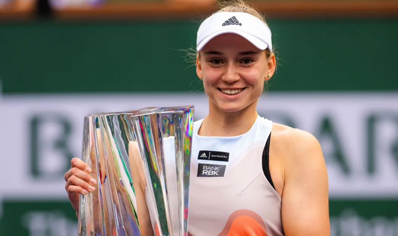 Елена Рыбакина стала второй в списке теннисных миллионерш сезона-2023