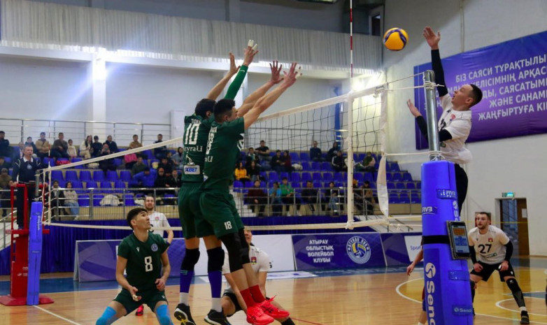Прямая трансляция первых полуфиналов мужского чемпионата Казахстана по волейболу