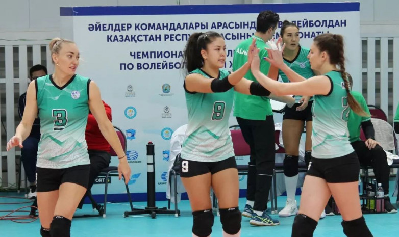 Прямая трансляция трех матчей 1/4 финала женского чемпионата Казахстана по волейболу