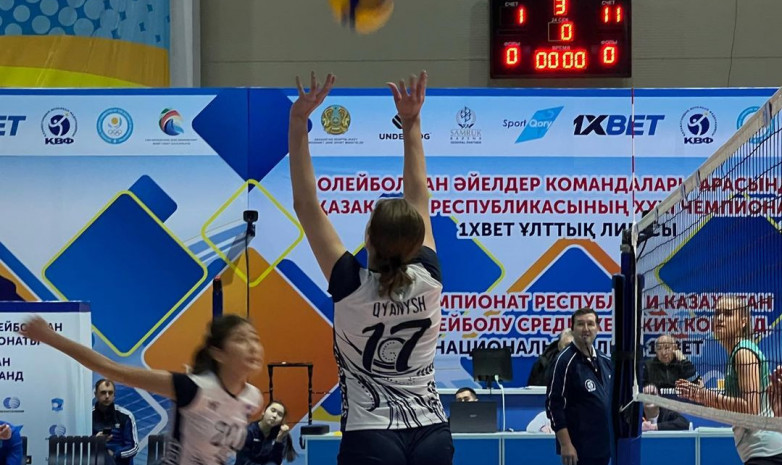 Прямая трансляция матчей четвертого дня 4-го тура женского чемпионата Казахстана по волейболу