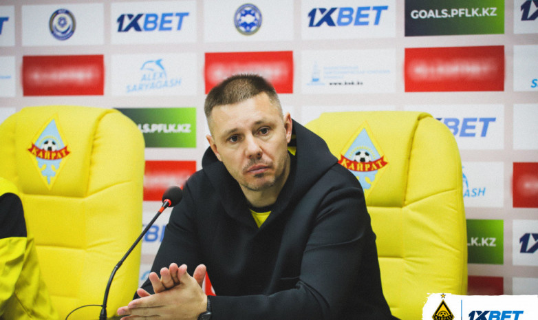 Главный тренер «Кайрата» прокомментировал матч с «Атырау»