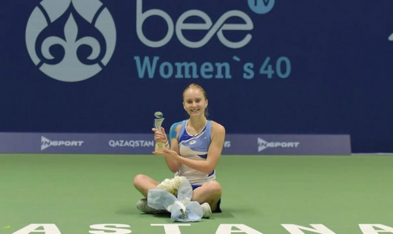 Астанадағы турнирдің бас жүлдесін ресейлік теннисші Полина Кудерметова иеленді