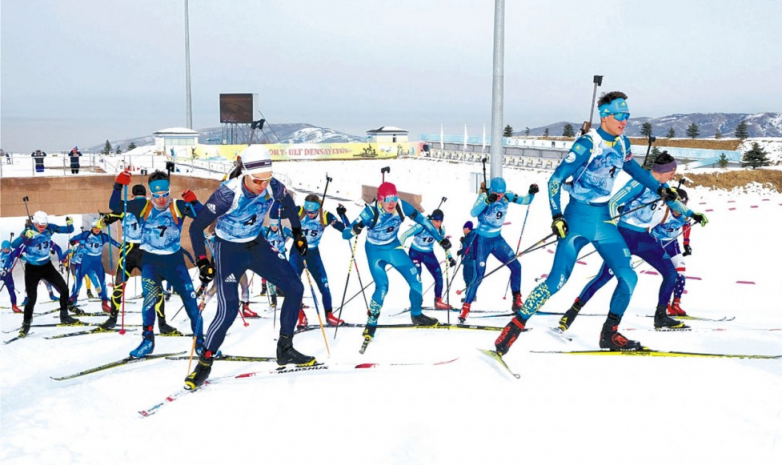 Казахстанские биатлонисты заняли 13-е место в эстафете среди юношей на юниорском ЧМ в Щучинске